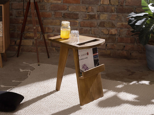 Dudi Furniture New York Wooden Sofa Side Table