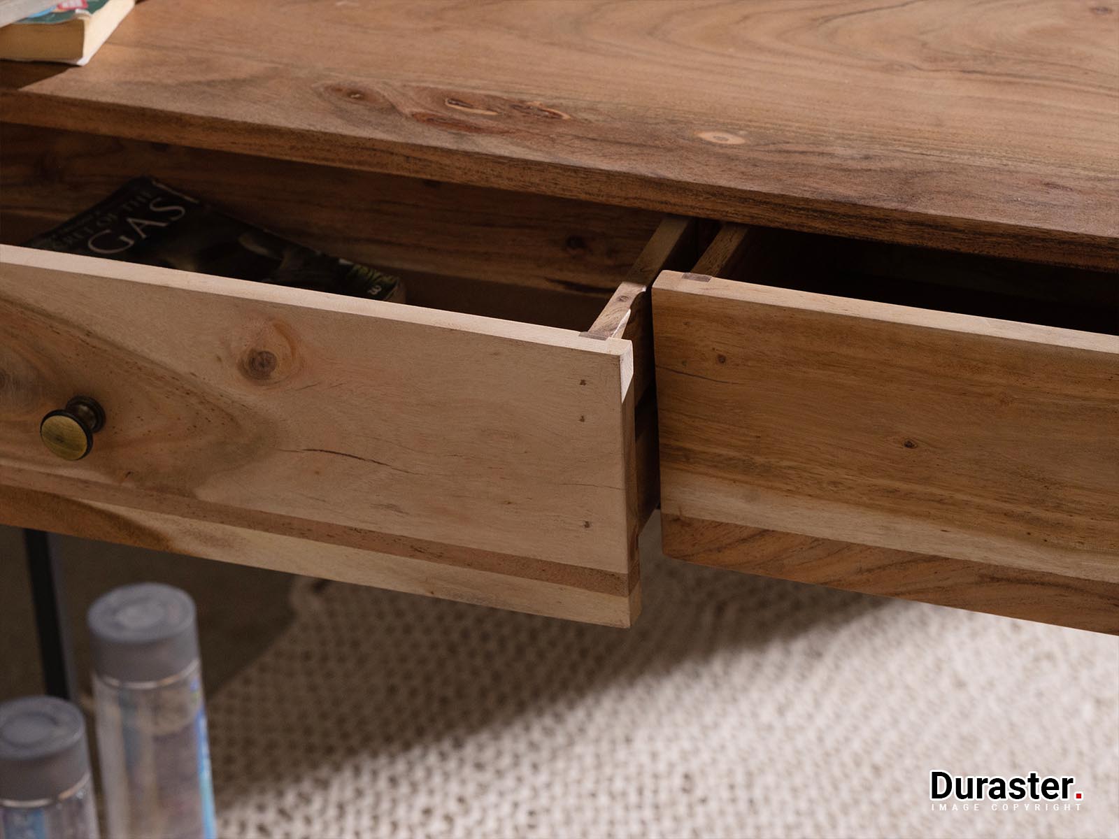 Dudi Furniture New York Acacia Wood Console Table