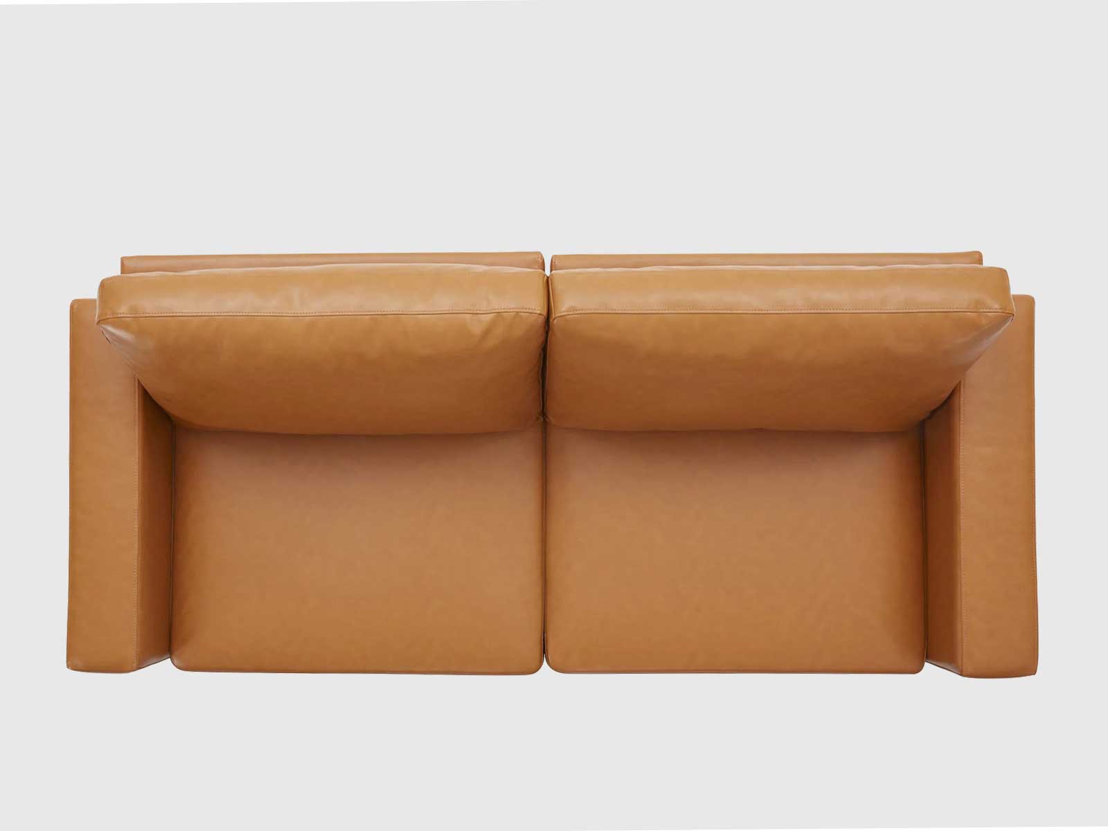 Dudi Furniture Premium Modern Two Seater Leather Sofas