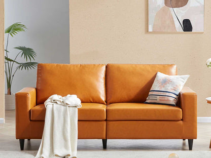 Dudi Furniture Premium Modern Two Seater Leather Sofas