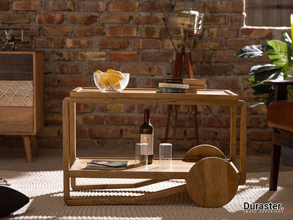 Dudi Furniture New York Solid Wood Coffee Center Table