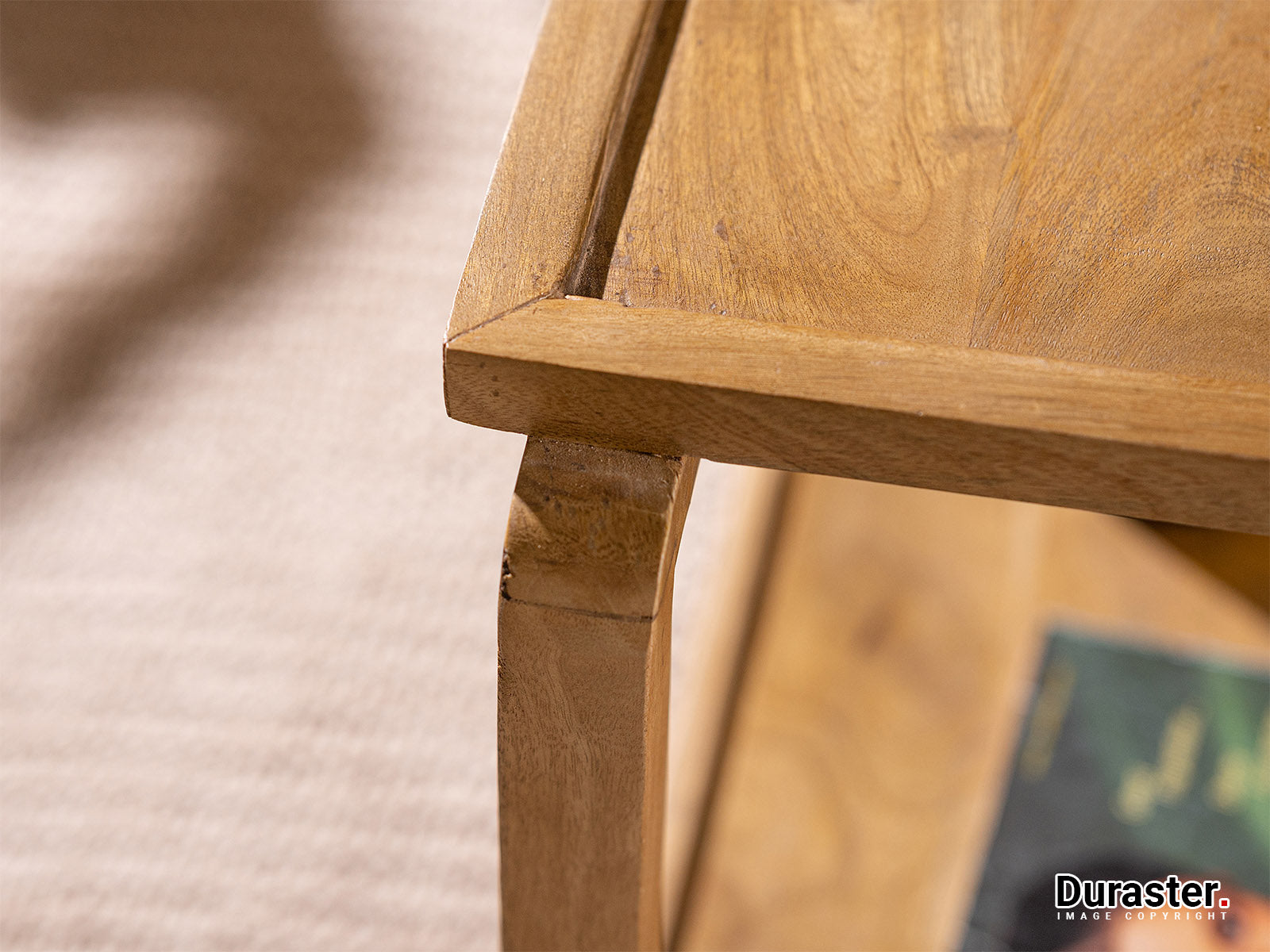 Dudi Furniture New York Solid Wood Coffee Center Table