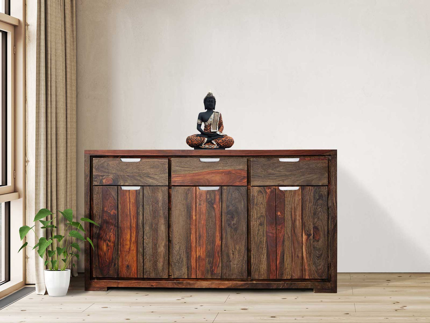 Dudi Furniture Marvel Wooden Sideboard Cabinet