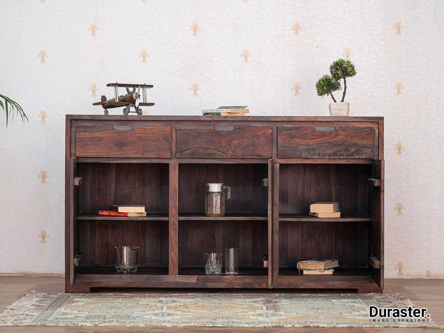 Dudi Furniture Marvel Wooden Sideboard Cabinet