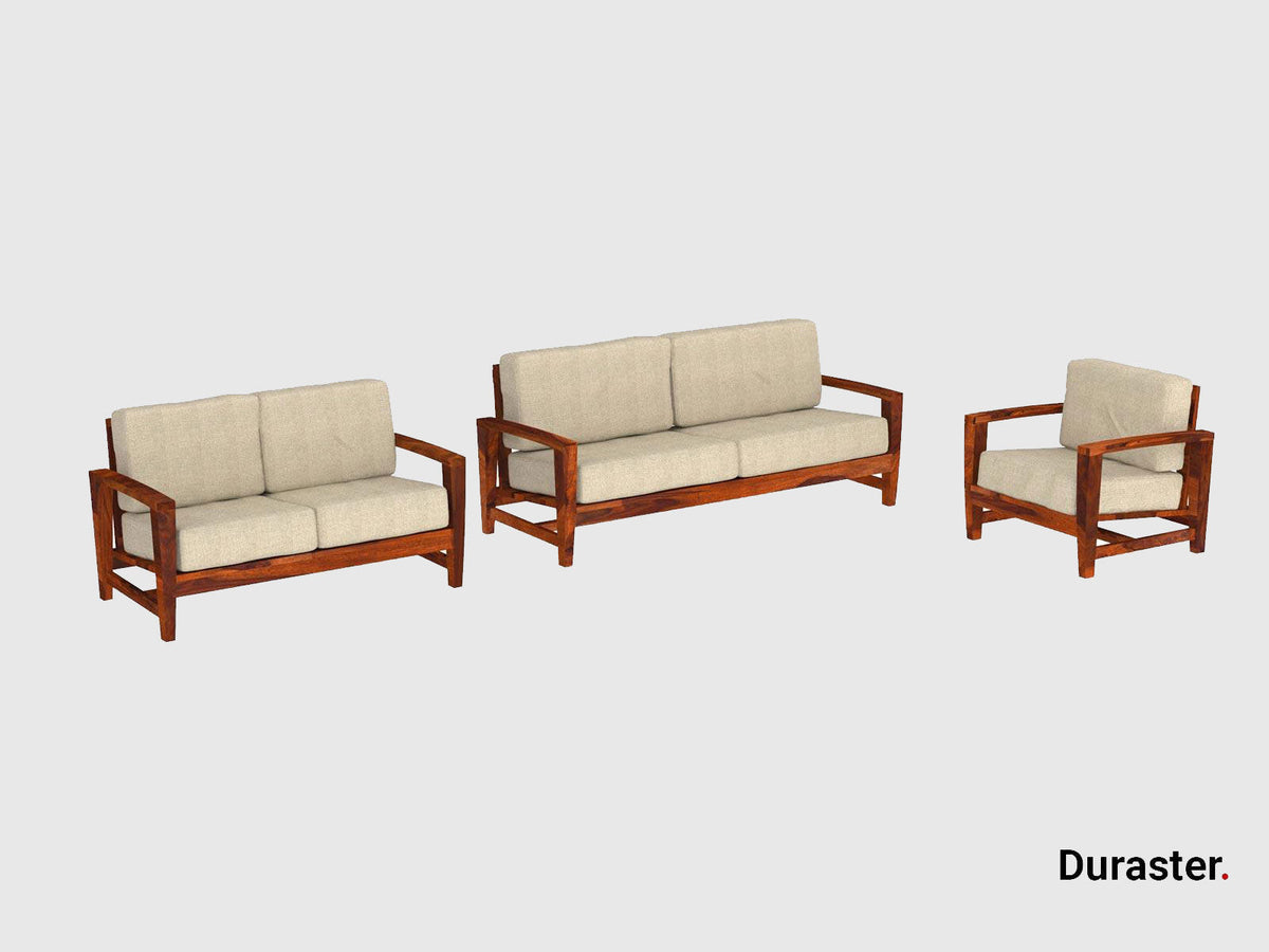 Dudi Furniture Marvel Modern Wooden Sofa Set