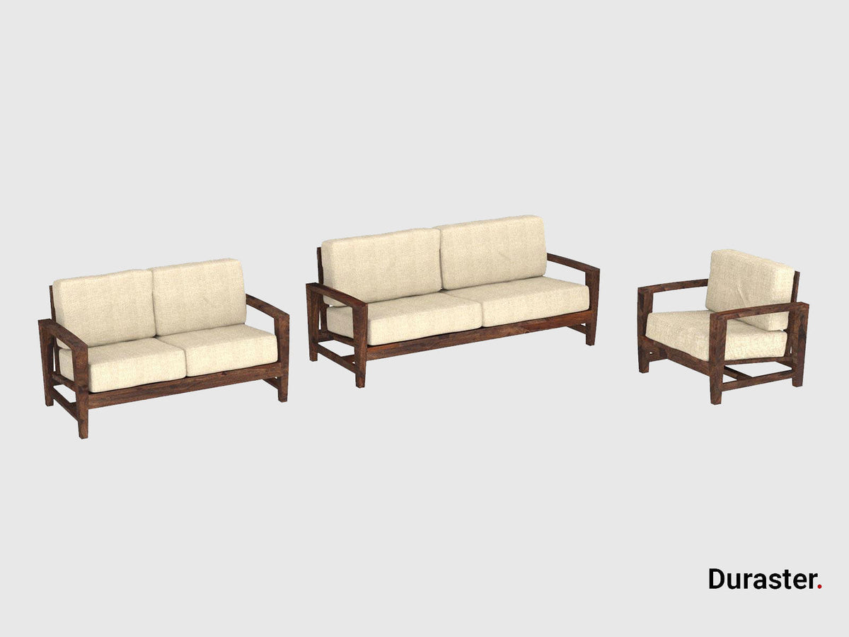 Dudi Furniture Marvel Modern Wooden Sofa Set