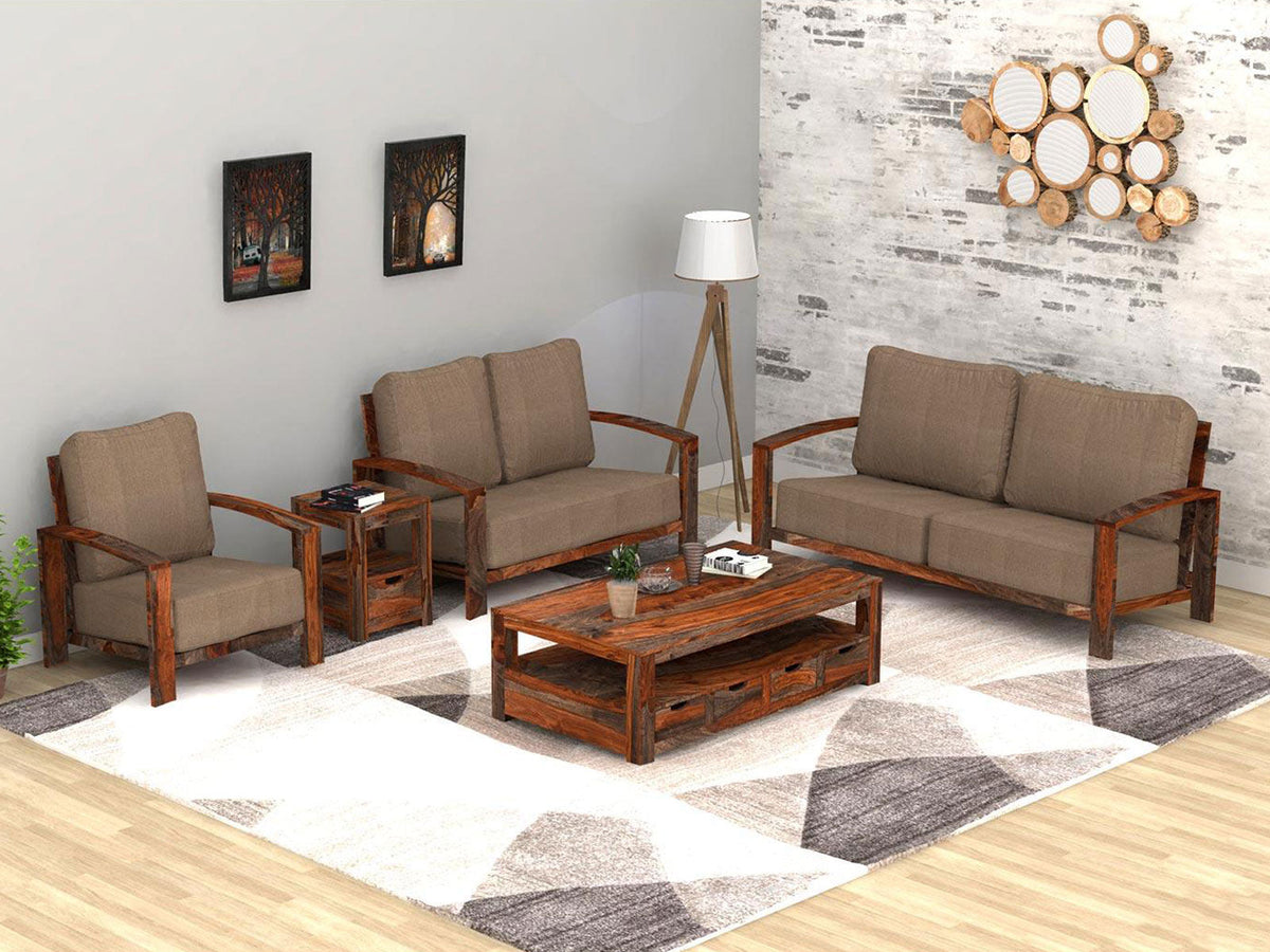 Dudi Furniture Marvel Wooden Sofa Set