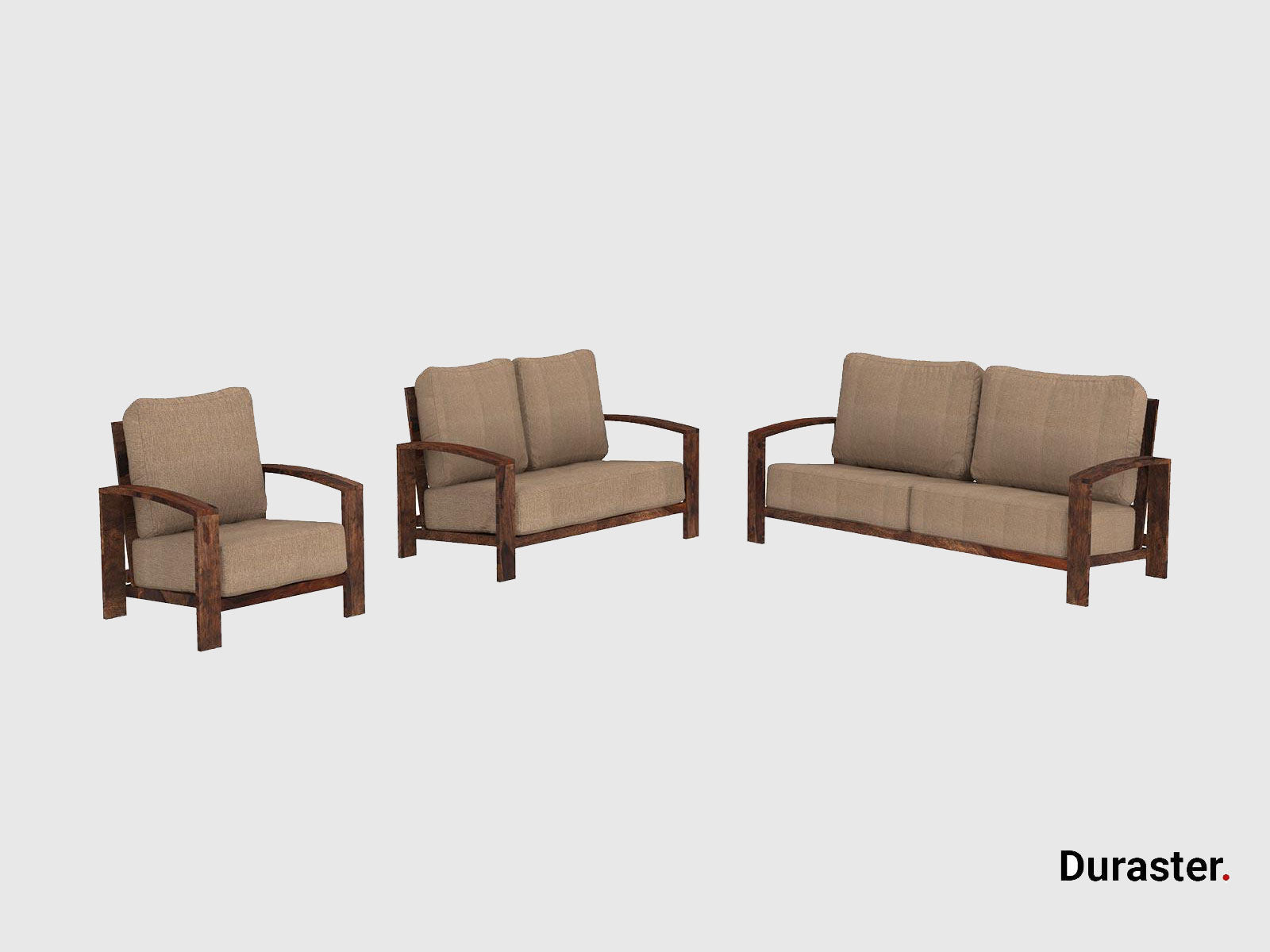 Dudi Furniture Marvel Wooden Sofa Set