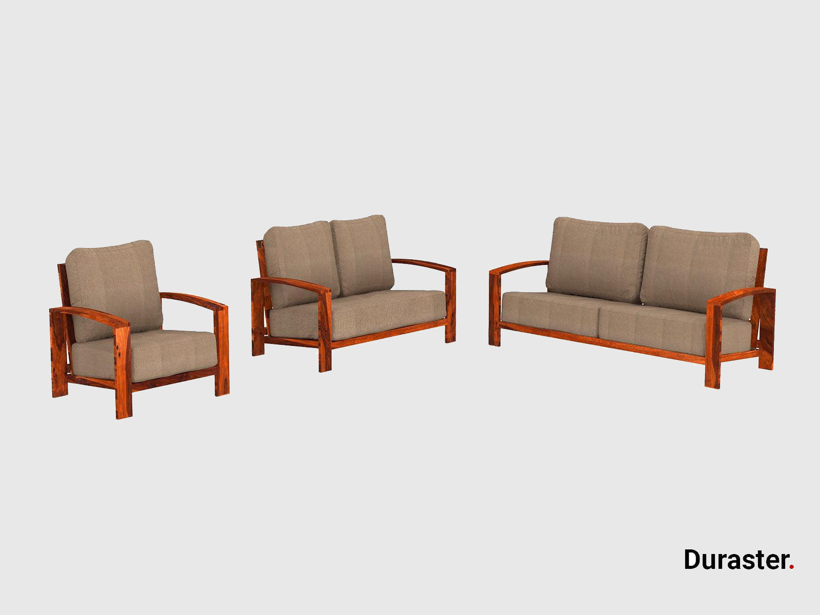 Dudi Furniture Marvel Wooden Sofa Set