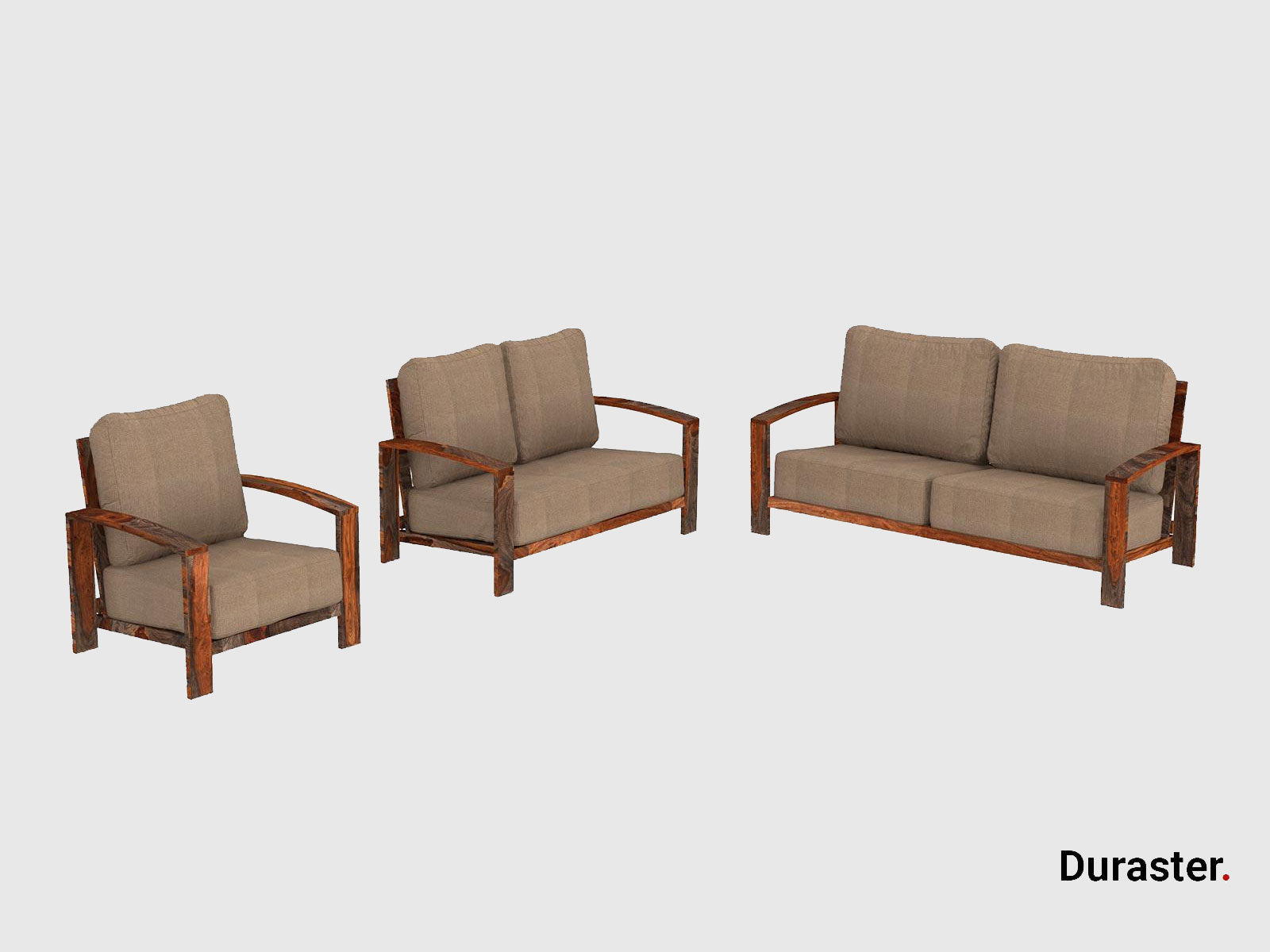 Dudi Furniture Marvel Wooden Sofa Set