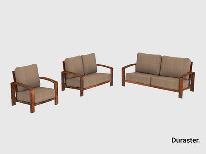 Dudi Furniture Marvel Wooden Sofa Set