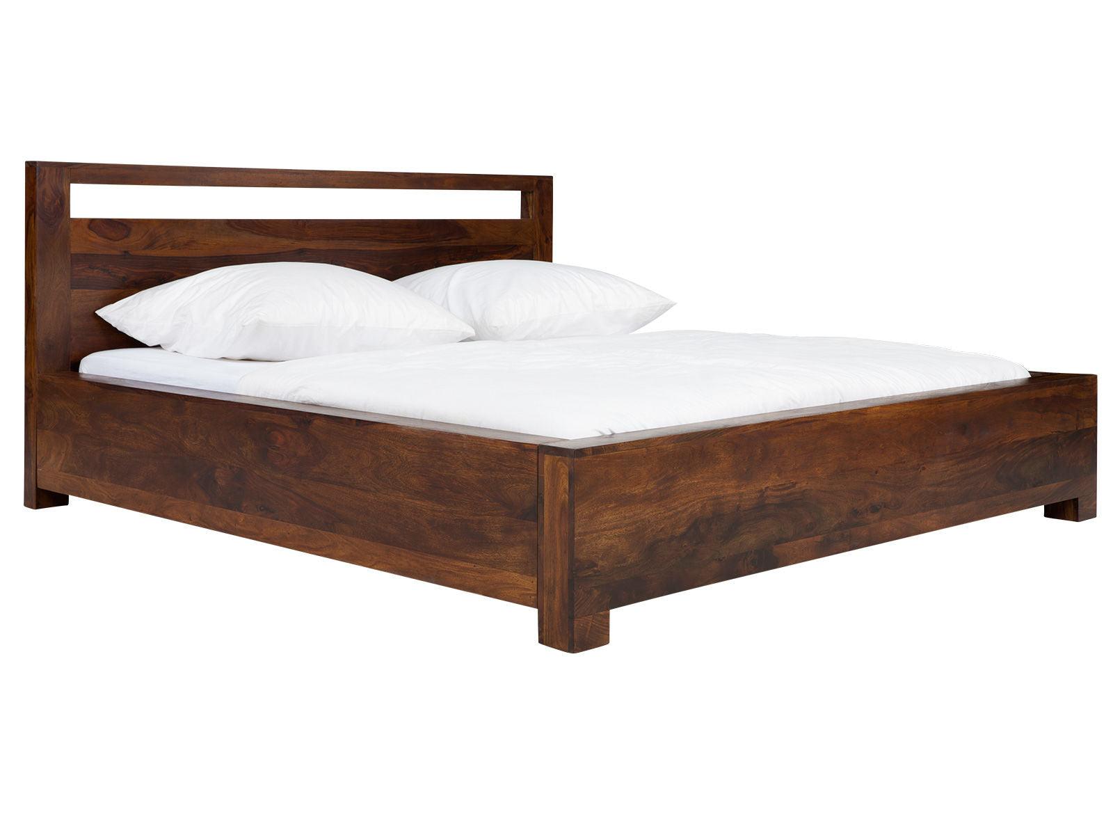 Dudi Furniture Nilay Modern Sheesham wood Storage King Size bed