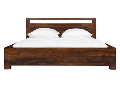 Dudi Furniture Nilay Modern Sheesham wood Storage King Size bed