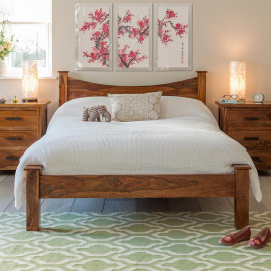 Dudi Furniture Mehran Sheesham Wood Bed