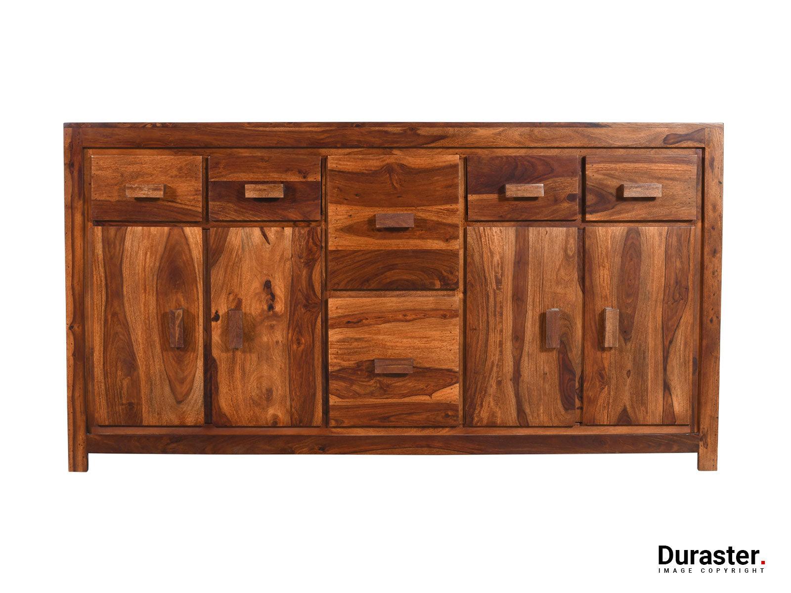 Dudi Furniture Metro Modern Sheesham wood Sideboard Cabinet