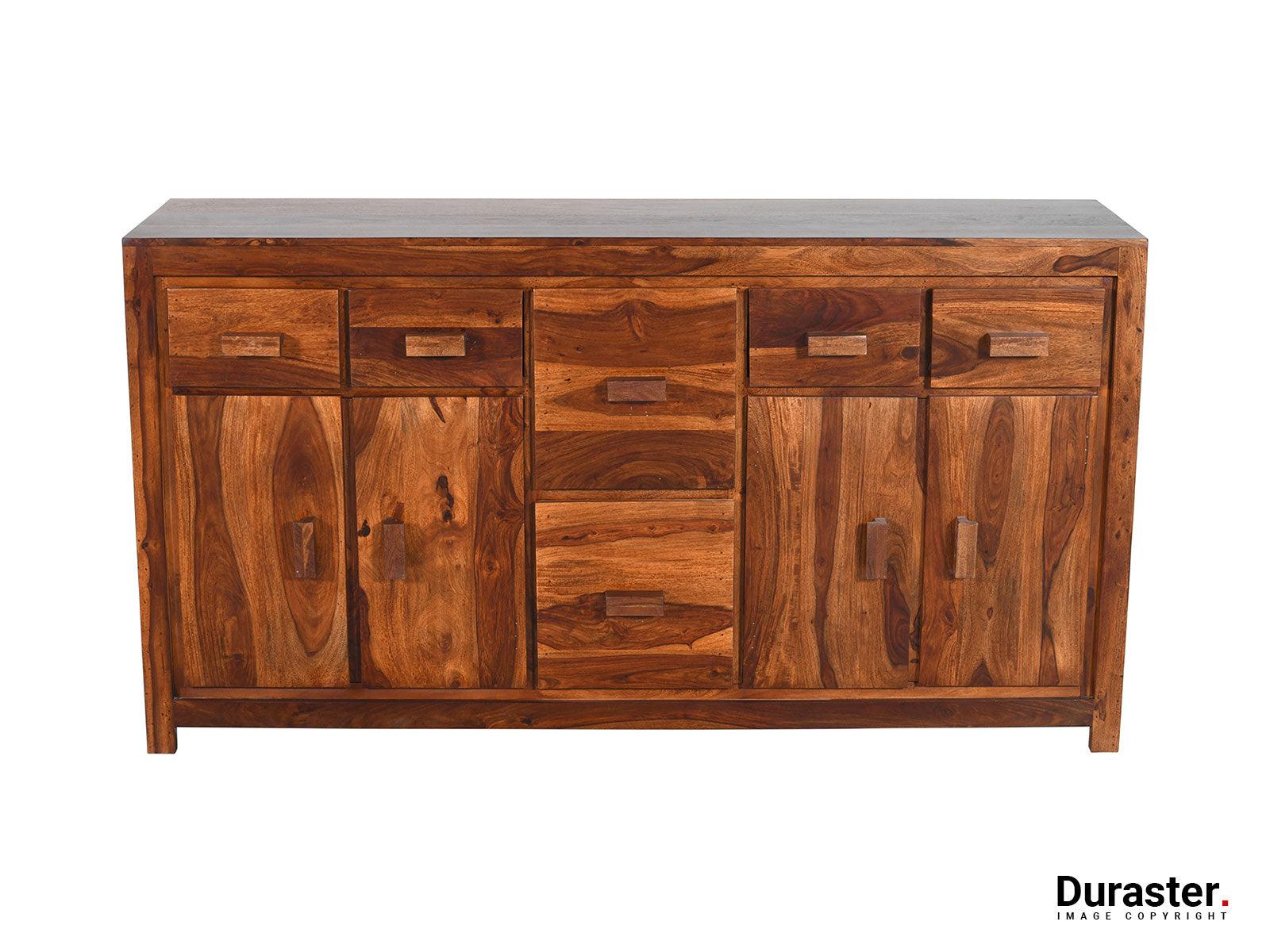 Dudi Furniture Metro Modern Sheesham wood Sideboard Cabinet