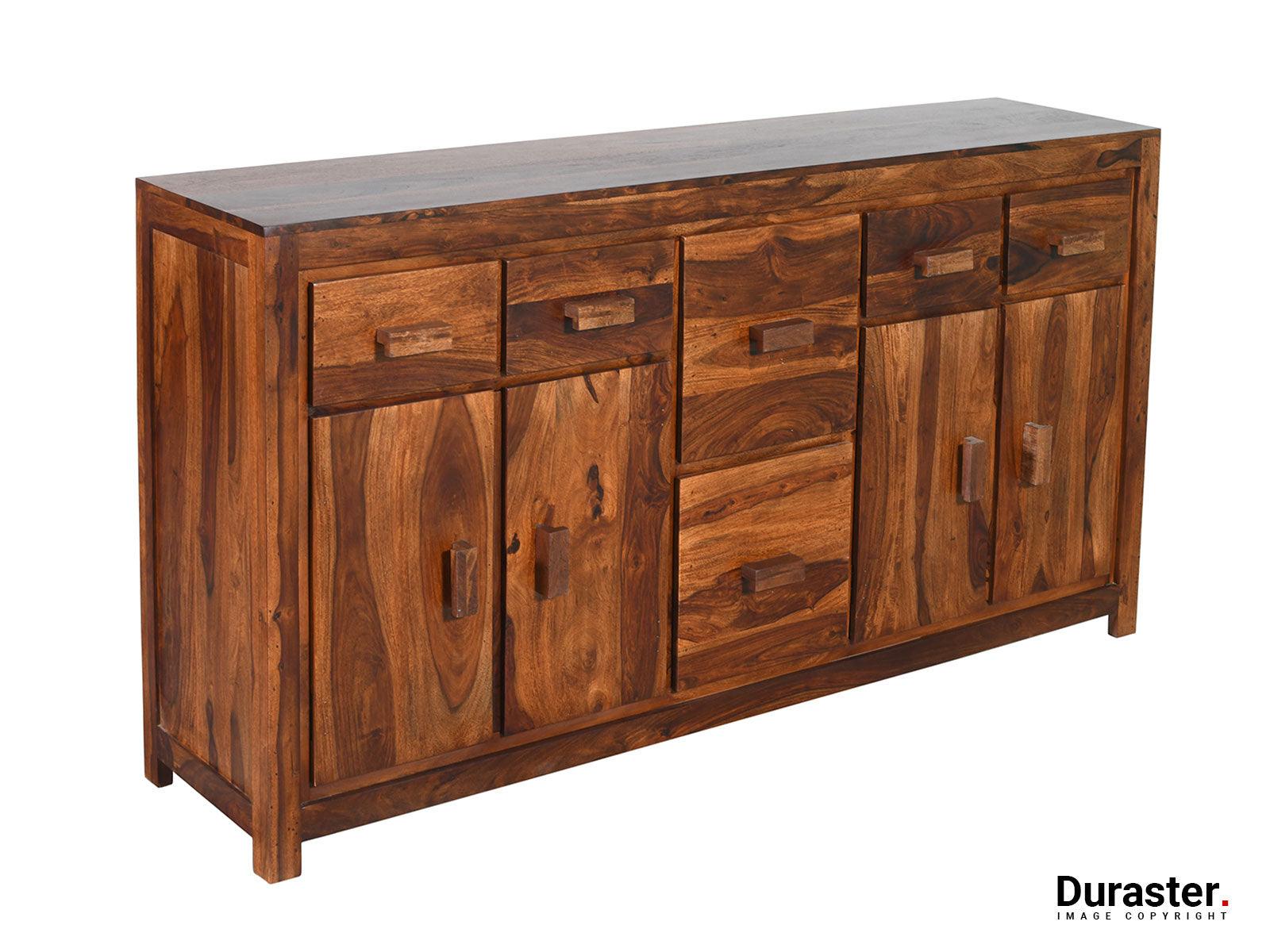 Dudi Furniture Metro Modern Sheesham wood Sideboard Cabinet