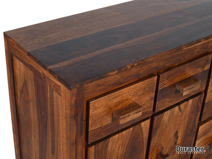 Dudi Furniture Metro Modern Sheesham wood Sideboard Cabinet