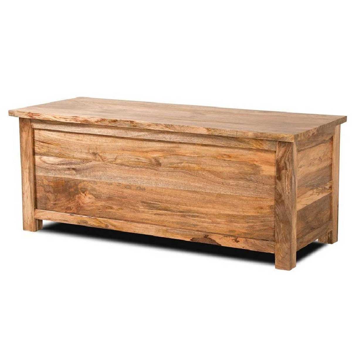 Dudi Furniture Misa Solid Mango wood Storage Trunk