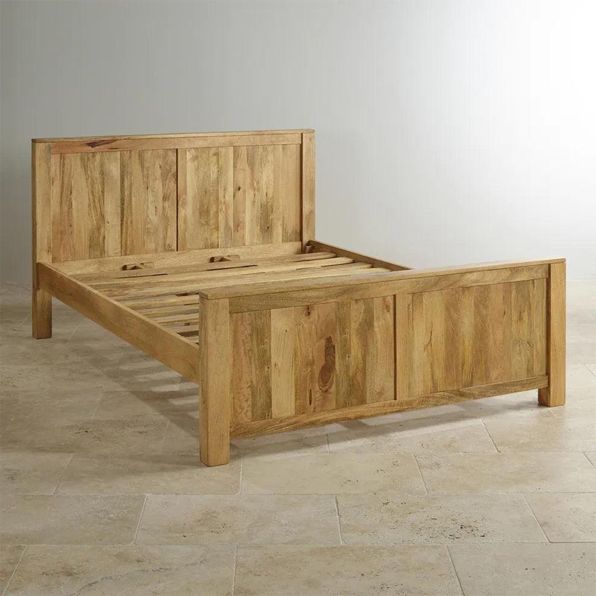 Dudi Furniture Misa Mango Wood Queen Size Bed
