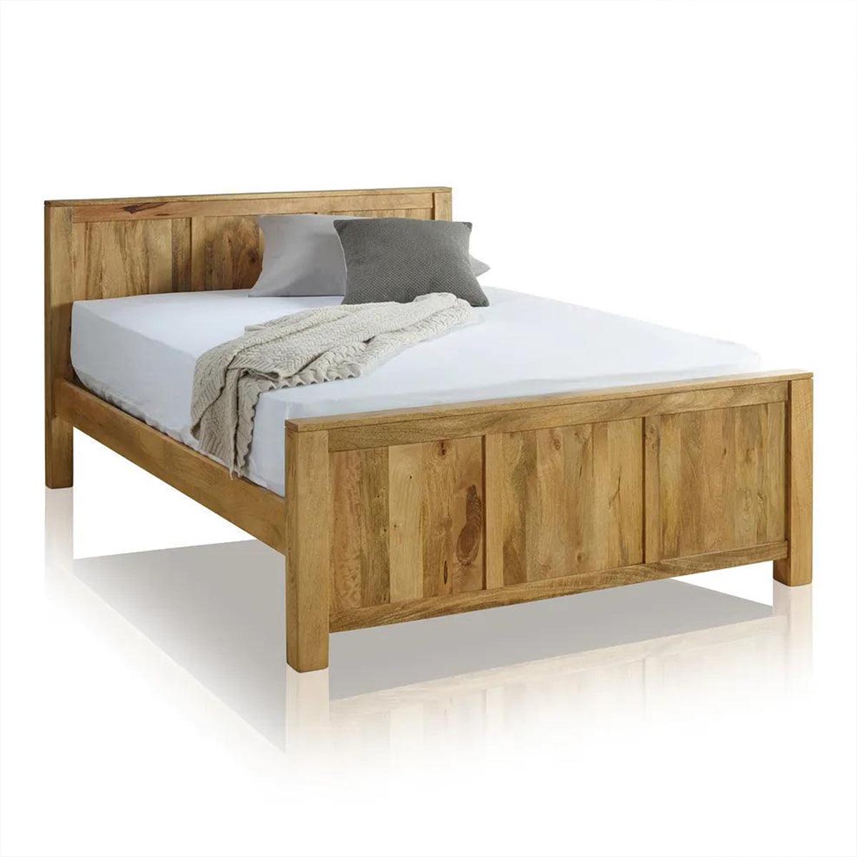Dudi Furniture Misa Mango Wood King Size Bed