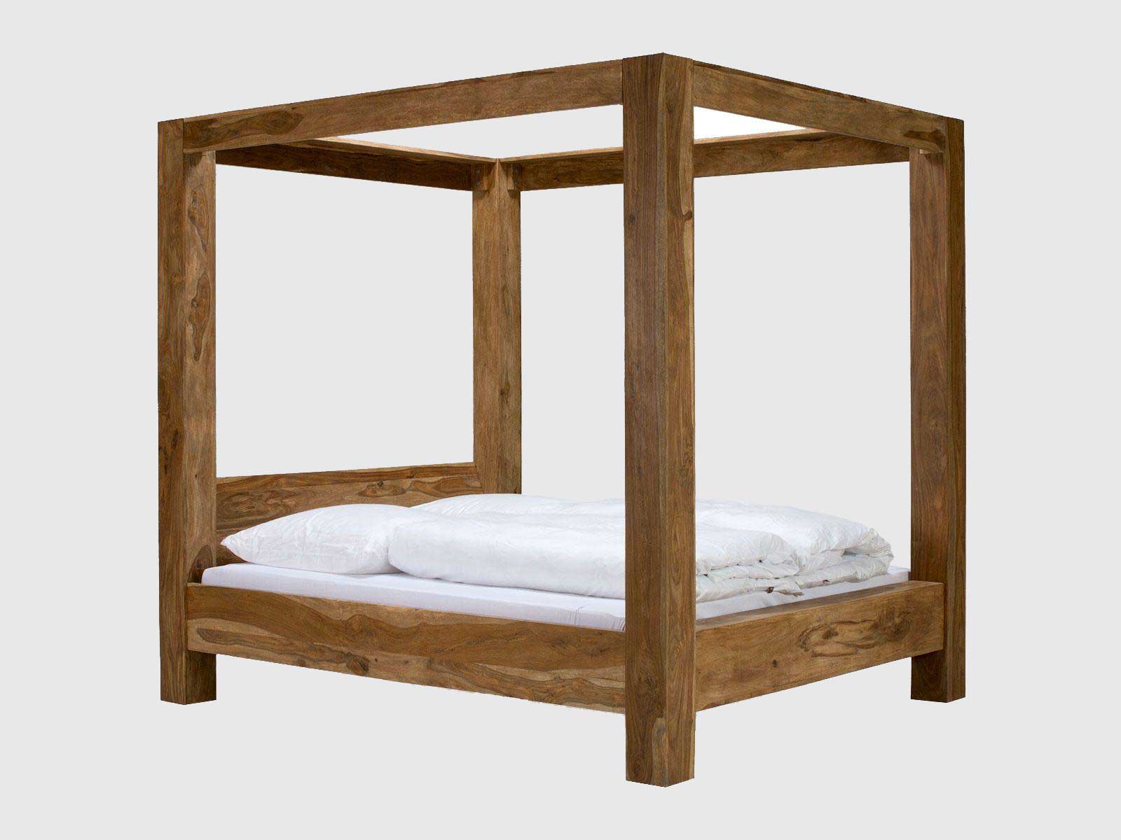 Dudi Furniture Nairobi Sheesham Wood Four-Poster Bed