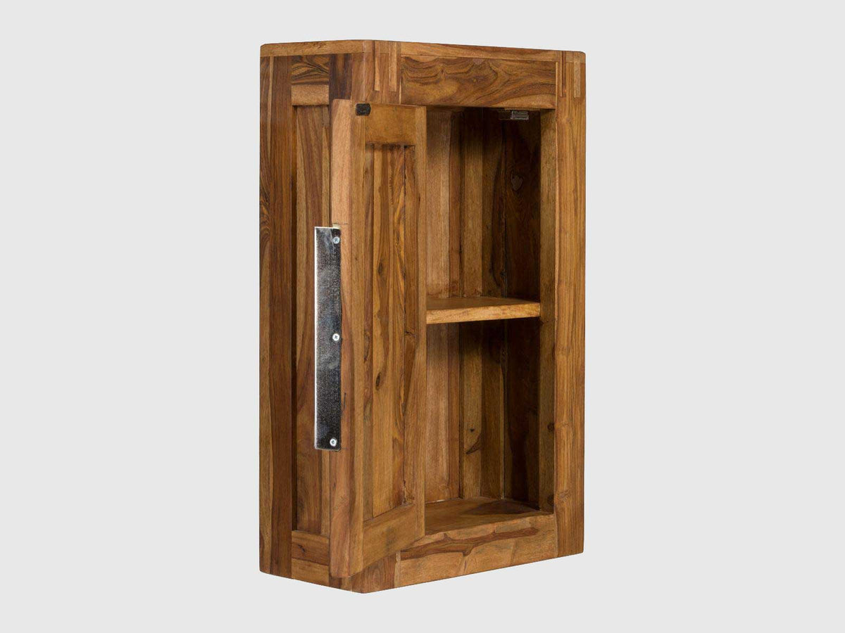 Dudi Furniture Nairobi Sheesham Wood Wall Mounted Cabinet
