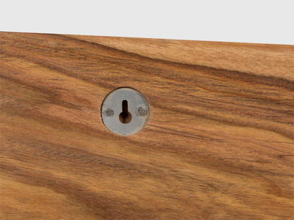 Dudi Furniture Nairobi Sheesham Wood Wall Mounted Shelf