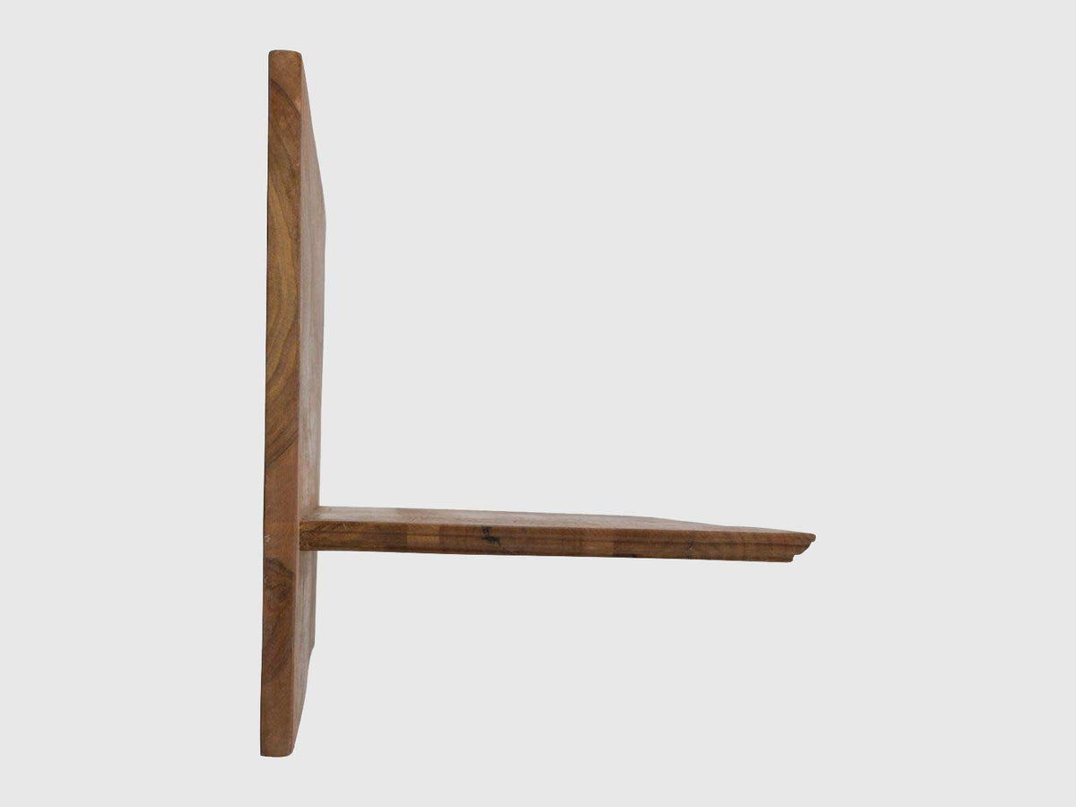 Dudi Furniture Nairobi Sheesham Wood Wall Mounted Shelf
