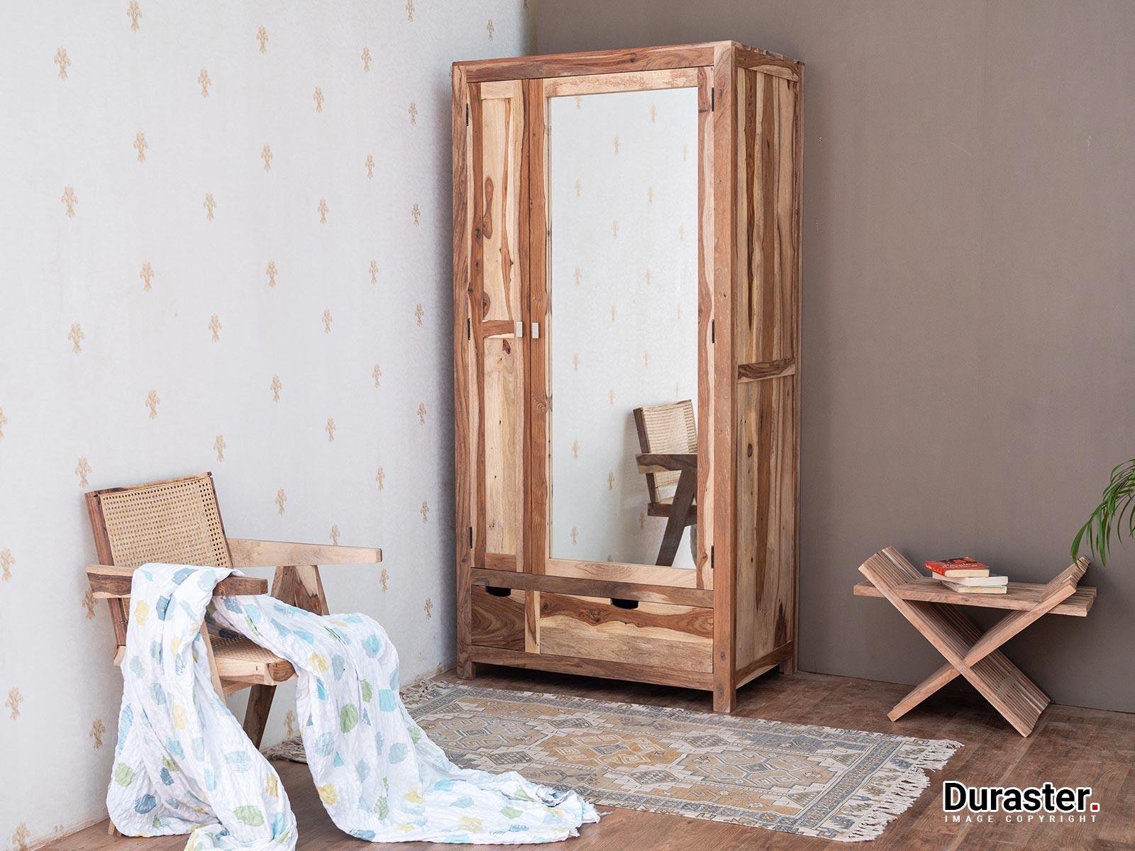 Dudi Furniture Nature Modern Wardrobe with Mirror