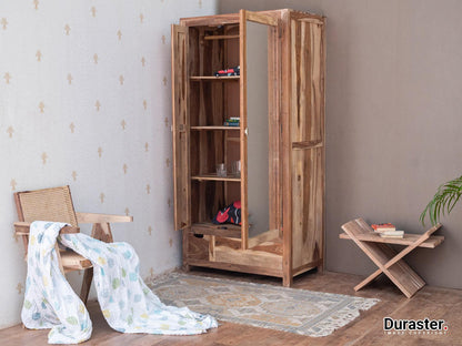 Dudi Furniture Nature Modern Wardrobe with Mirror