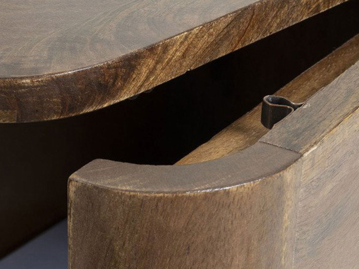 Dudi Furniture New York Wooden Bedside Table with Drawer