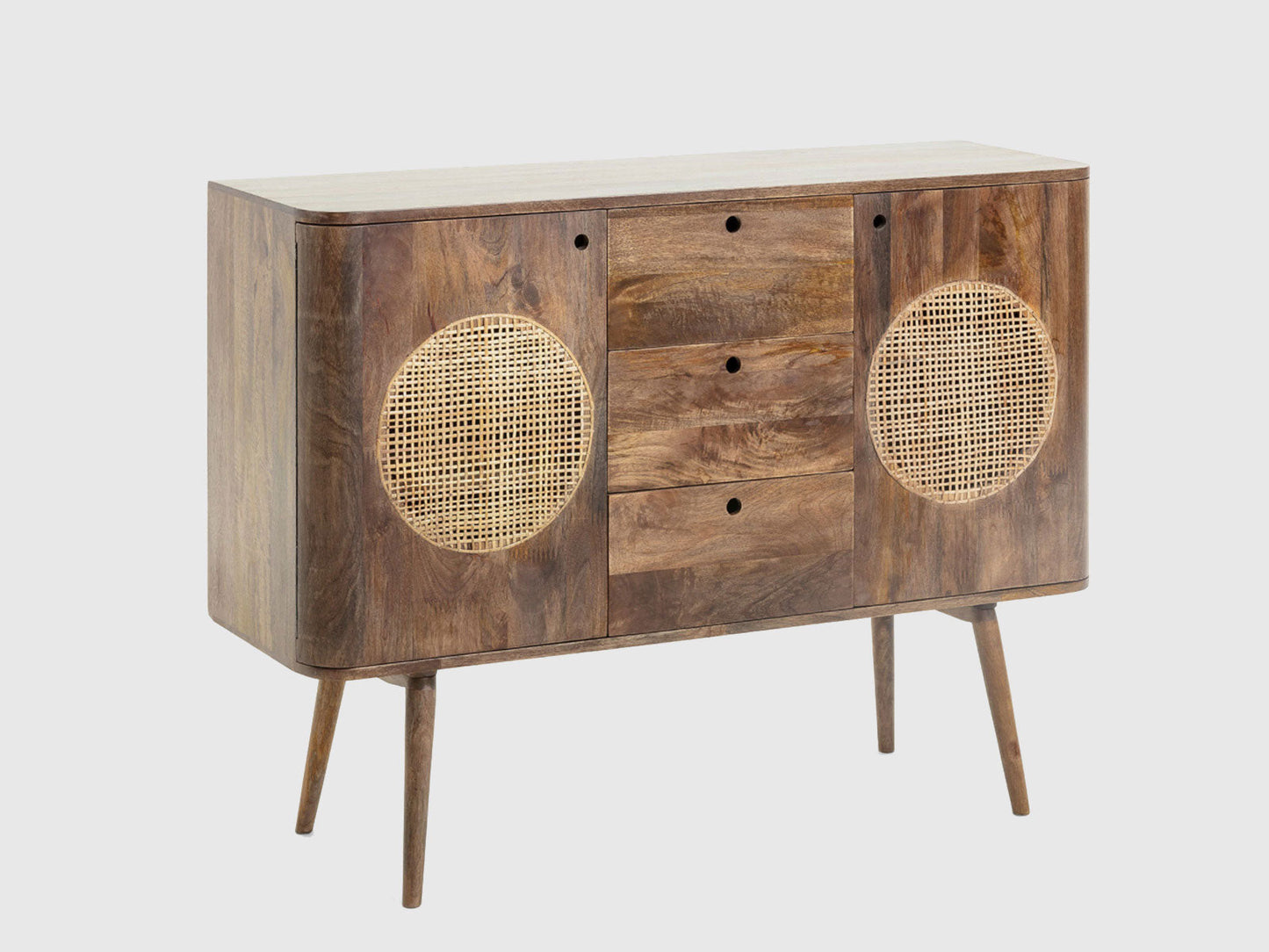 Dudi Furniture New York Wooden Sideboard Cabinet