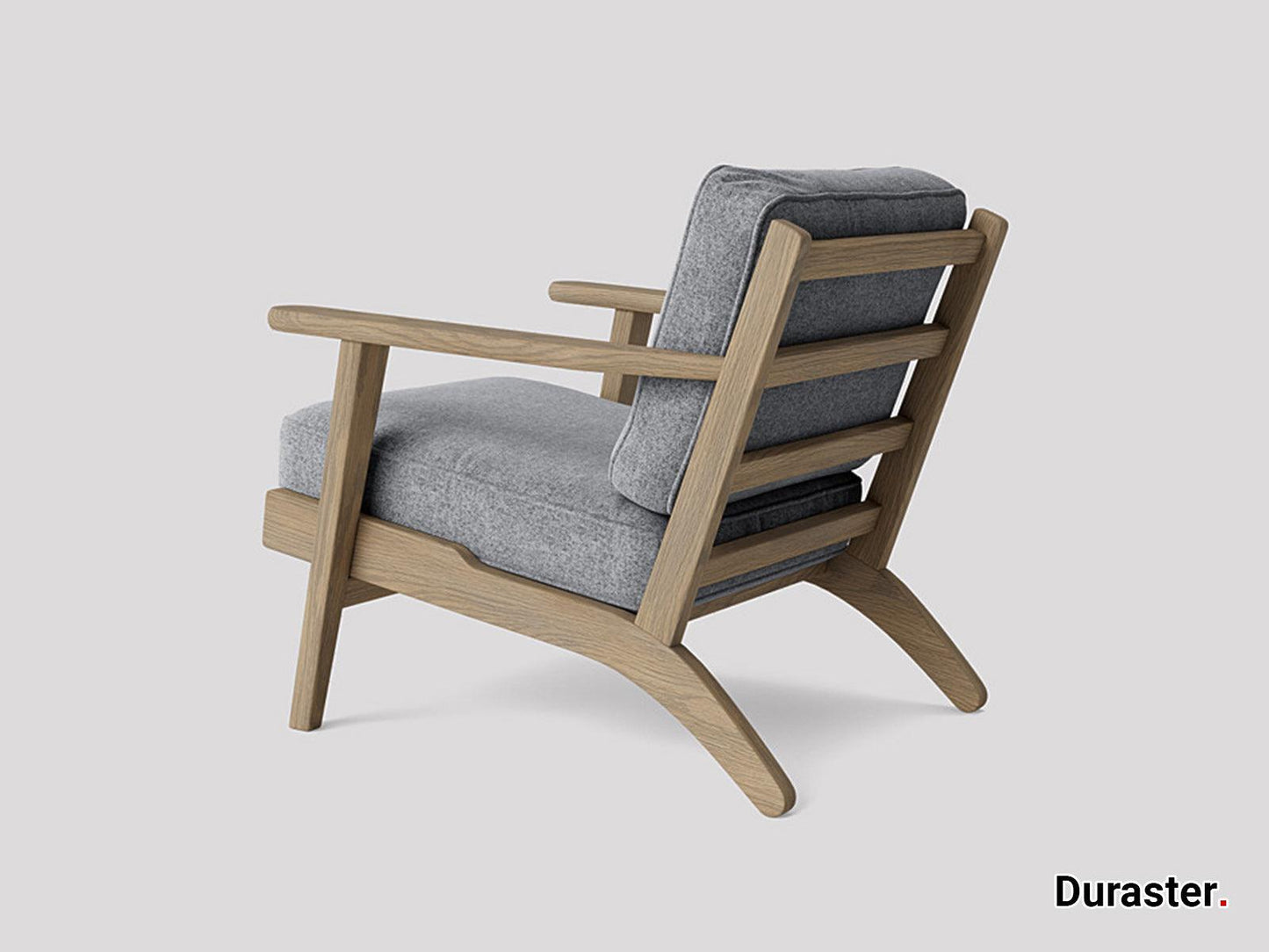 Dudi Furniture Elemantary Solid Wood Fabric Upholstered Chair