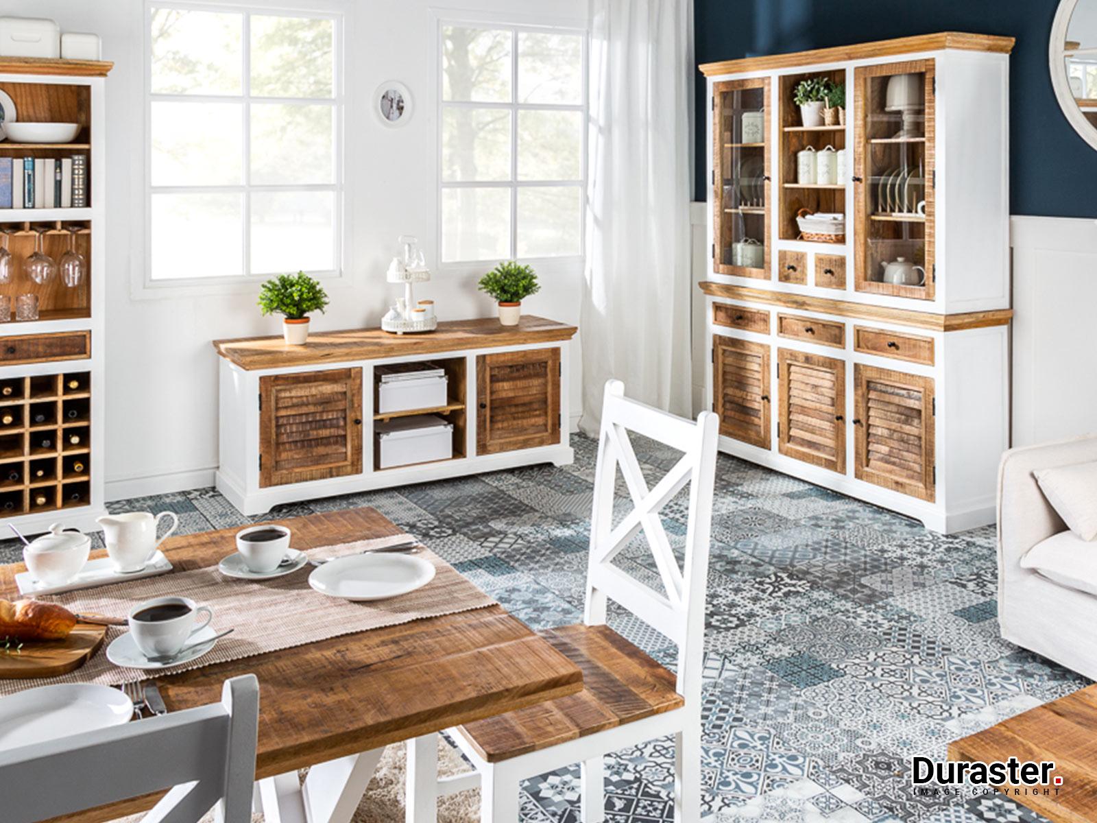 Dudi Furniture Novo Premium Solid Mango Wood Dining Set with Chairs