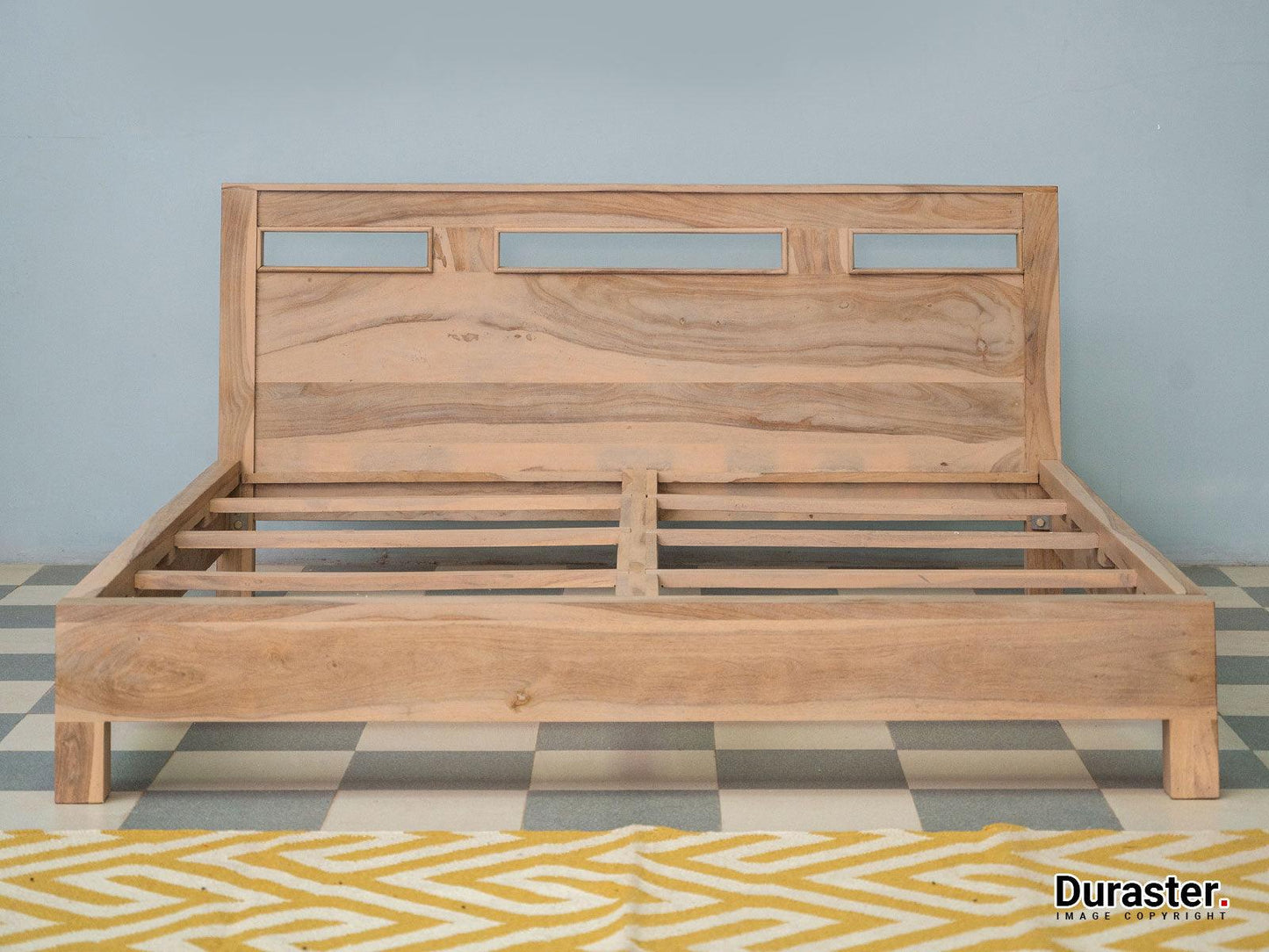 Dudi Furniture Novo Premium Solid Sheesham wood Elegant King Size Bed
