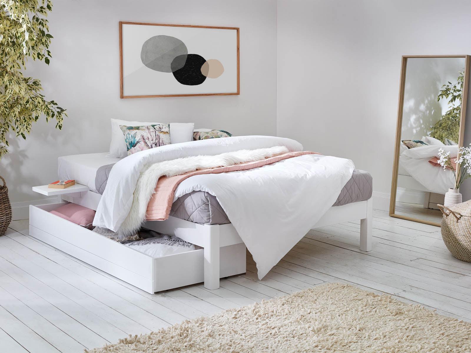 Dudi Furniture Novo Premium Solid Acacia Wood King Size Bed