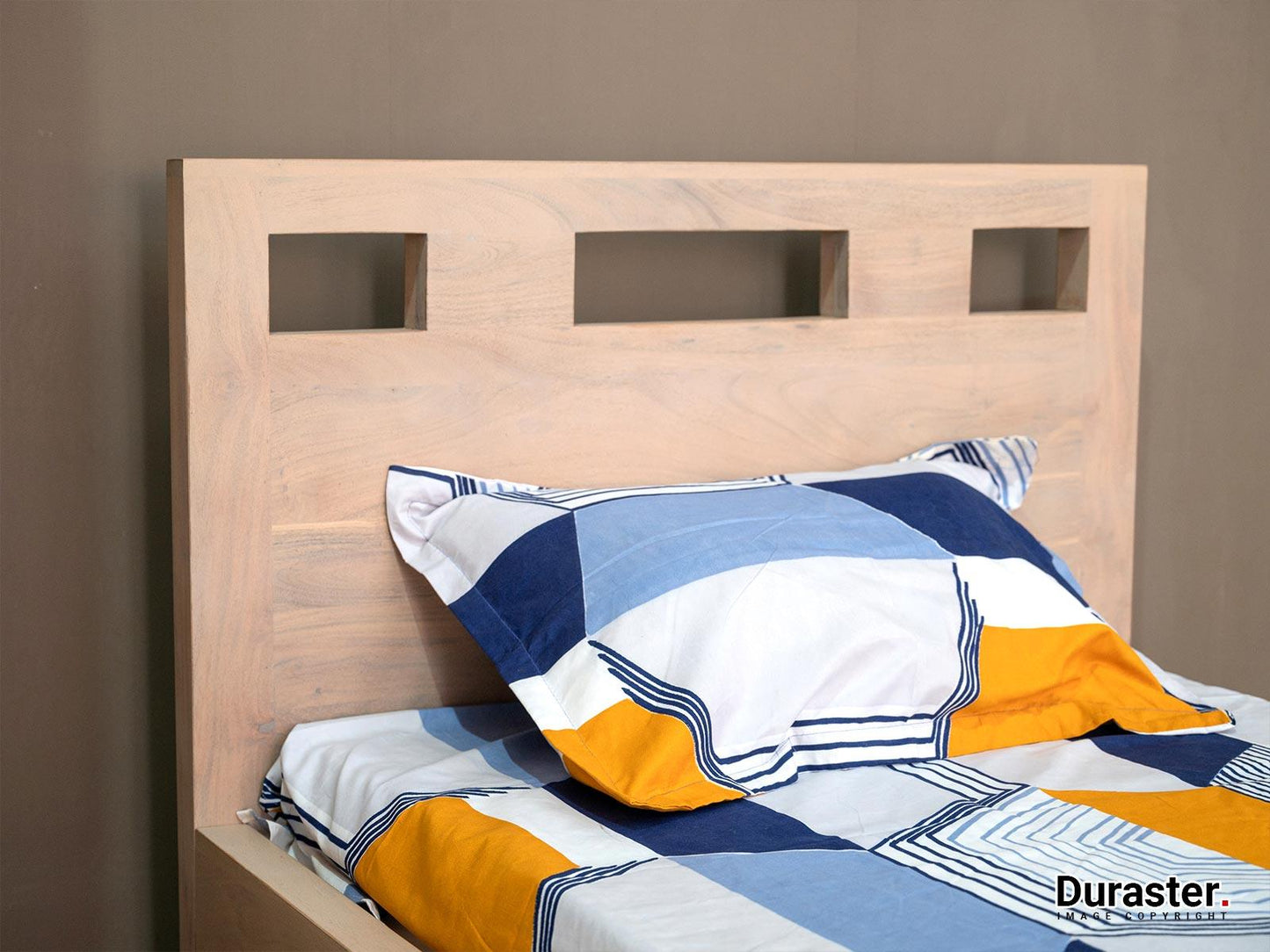 Dudi Furniture Novo Premium Modern Sheesham Wood Single Bed With
