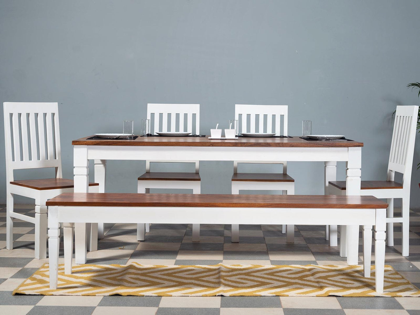 Dudi Furniture Novo Premium Solid Acacia wood Dining Table