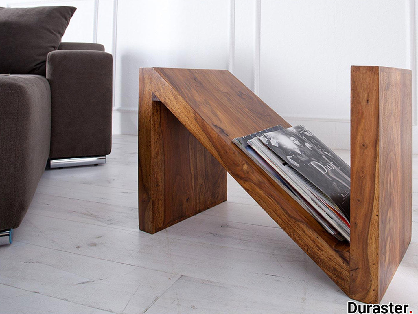 Dudi Furniture Rio Solid Sheesham Wood Side Table
