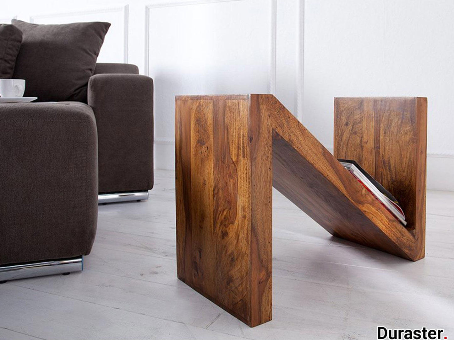 Dudi Furniture Rio Solid Sheesham Wood Side Table
