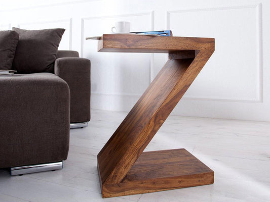 Dudi Furniture Rio Solid Sheesham Wood Side Table