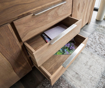 Dudi Furniture Elementary Modern Sheesham Chest of Drawers Cabinets