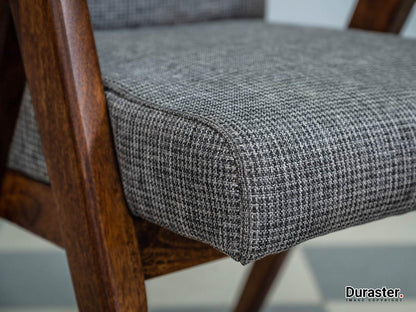 Dudi Furniture Ummed Modern Sheesham Wood Arm Chair
