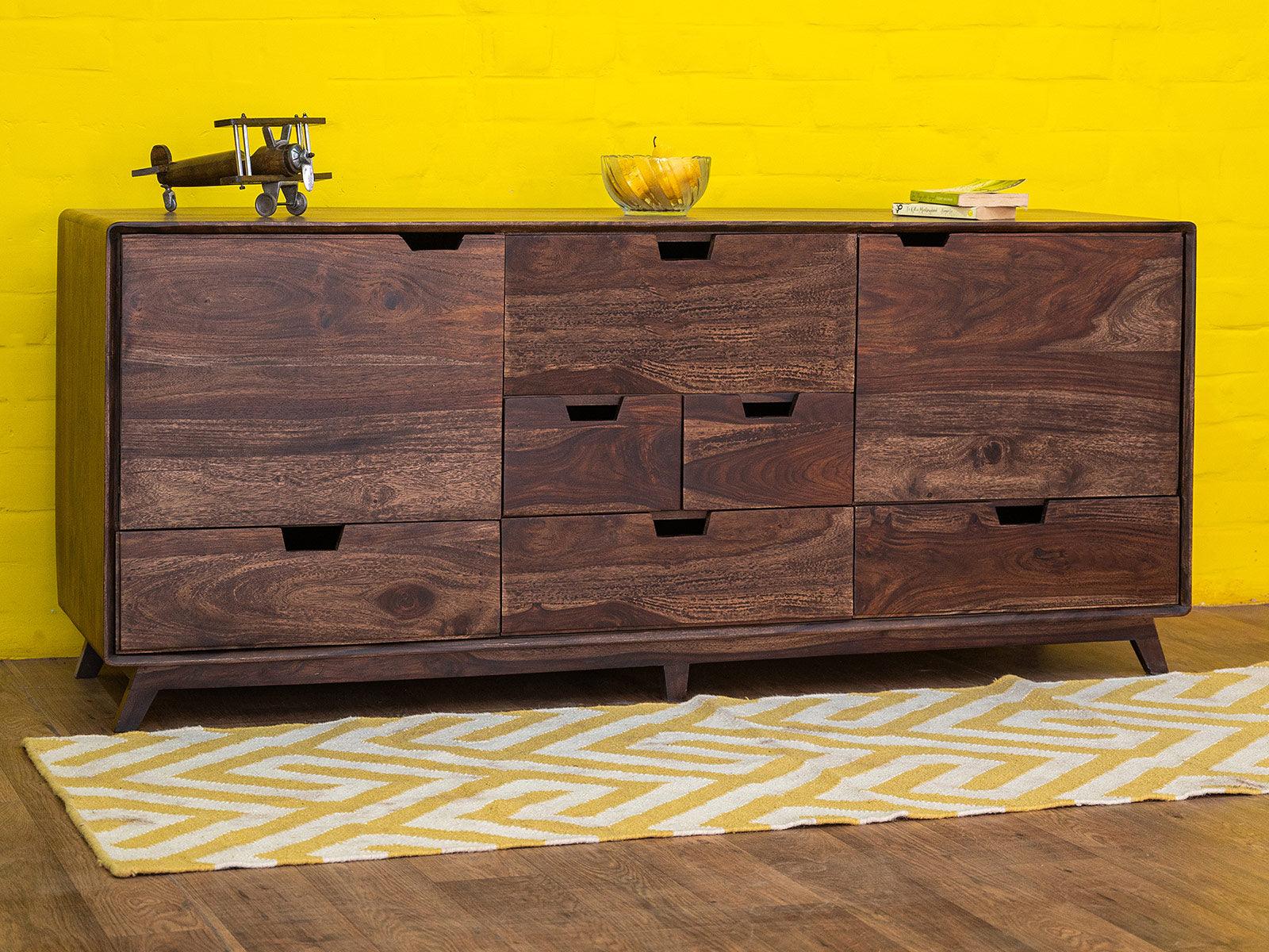 Dudi Furniture Gangaur Solid Sheesham wood Sideboard