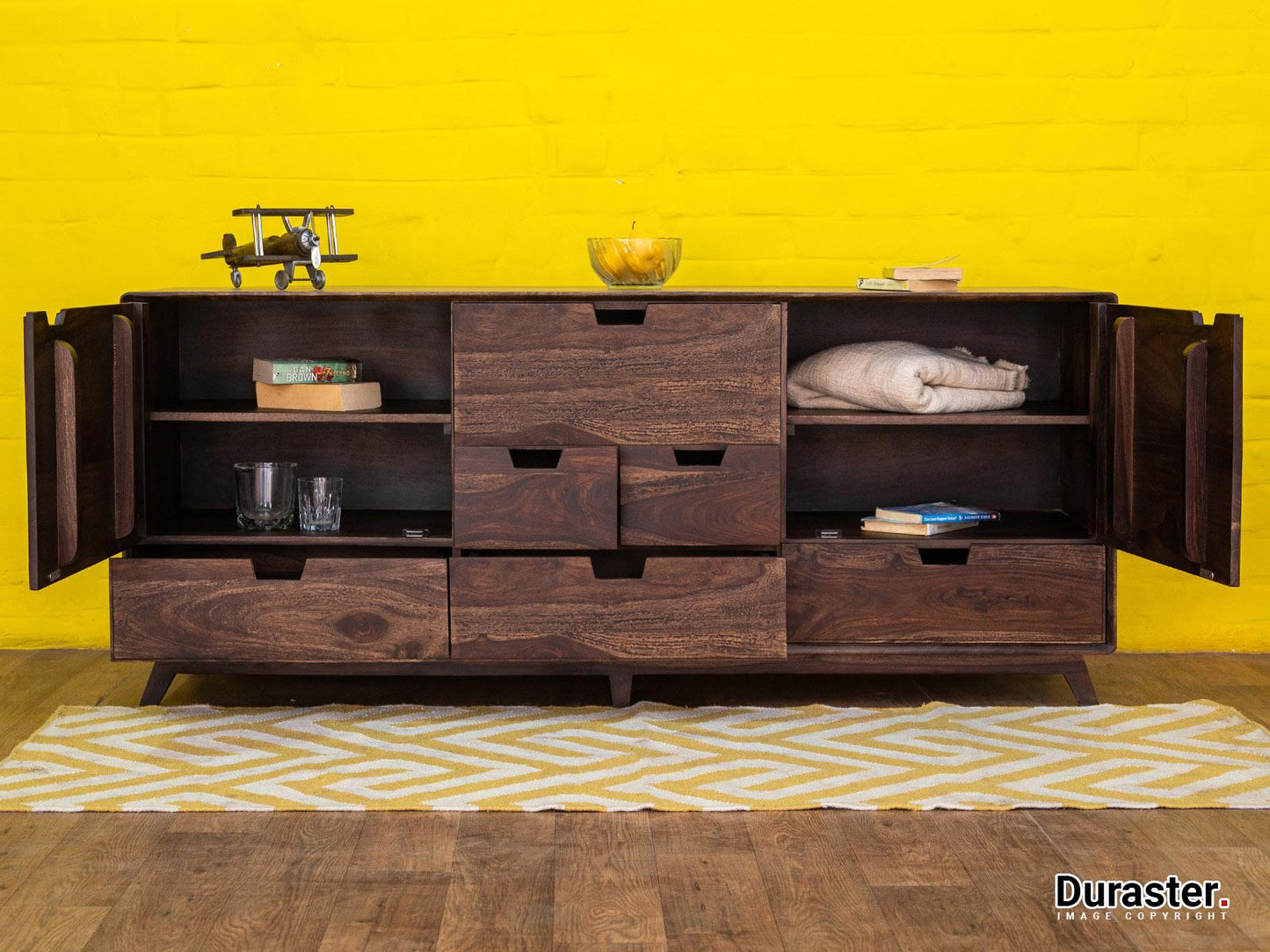 Dudi Furniture Gangaur Solid Sheesham wood Sideboard