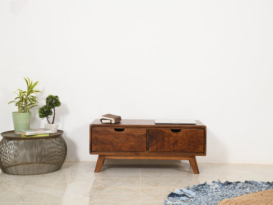 Dudi Furniture Ummed Modern Sheesham wood TV Unit