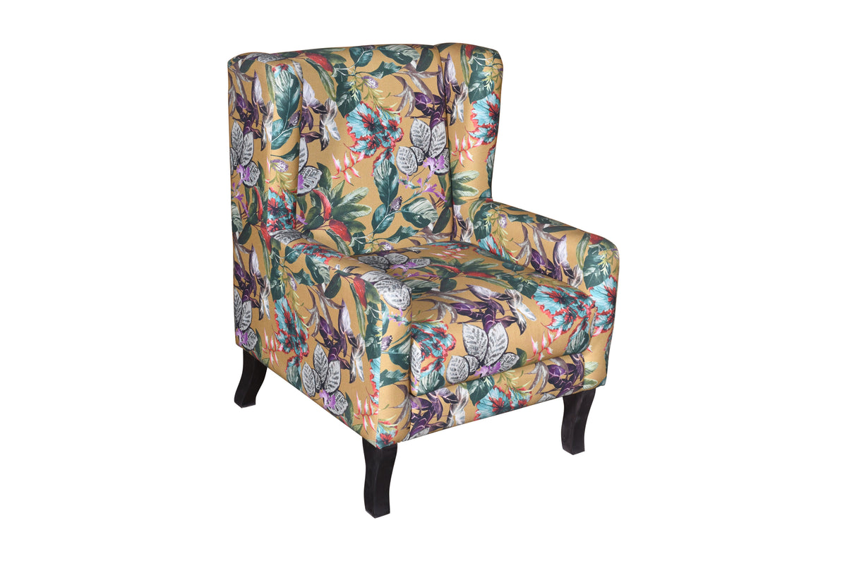 Dudi Furniture Nour Modern Wing Back Chair