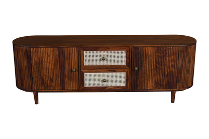 Dudi Furniture Vismit Solid Sheesham Wood TV Unit