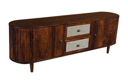 Dudi Furniture Vismit Solid Sheesham Wood TV Unit
